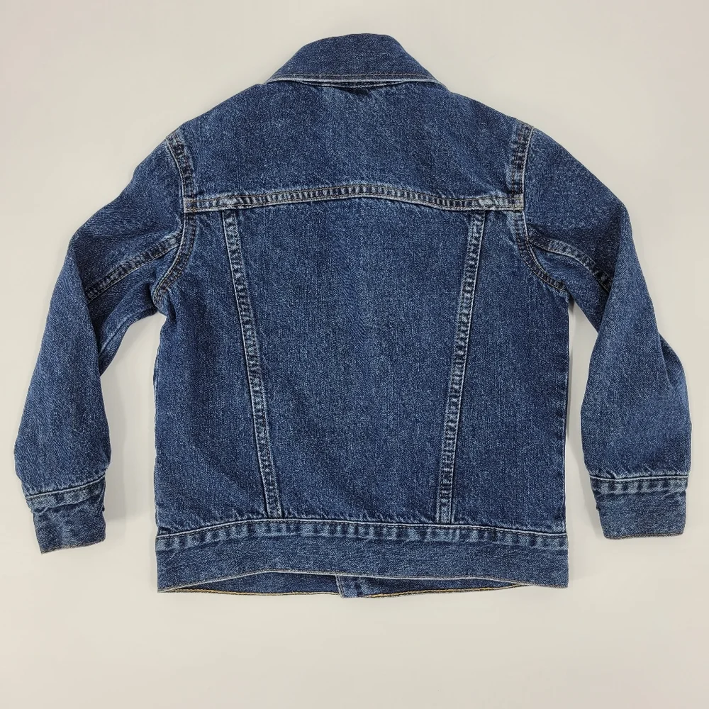 Gap Denim Jacket Kids Size XS 4/5 Blue Jean Classic Trucker Cotton Unisex